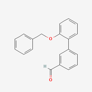 molecular formula C20H16O2 B7762962 2'-(Benzyloxy)[1,1'-biphenyl]-3-carbaldehyde 