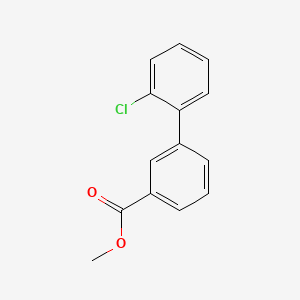 molecular formula C14H11ClO2 B7762982 Methyl 2'-chloro[1,1'-biphenyl]-3-carboxylate 