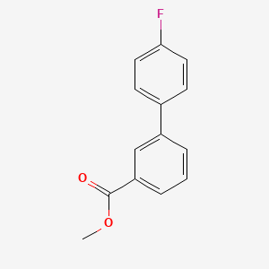 molecular formula C14H11FO2 B7762997 Methyl 4'-fluoro[1,1'-biphenyl]-3-carboxylate CAS No. 10540-38-2