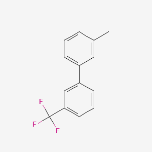 molecular formula C14H11F3 B7763038 3-Methyl-3'-trifluoromethylbiphenyl 