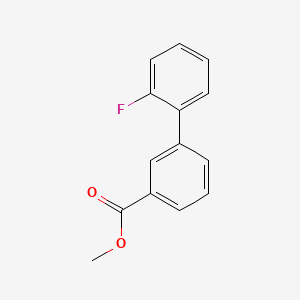 molecular formula C14H11FO2 B7763061 Methyl 2'-fluoro[1,1'-biphenyl]-3-carboxylate CAS No. 80254-83-7