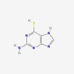 molecular formula C5H5N5S B7763066 CID 1537 