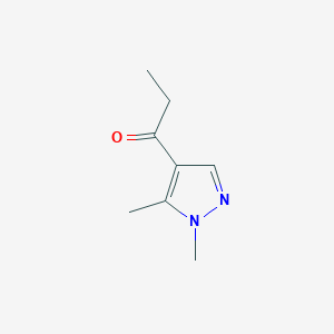 1-(1,5-dimethyl-1H-pyrazol-4-yl)propan-1-one