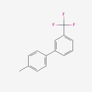 molecular formula C14H11F3 B7763132 4-Methyl-3'-trifluoromethylbiphenyl 