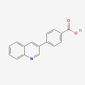 molecular formula C16H11NO2 B7763161 4-(3-Quinolinyl)benzoic acid 
