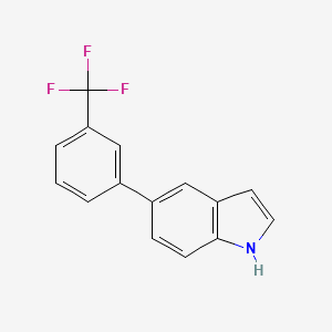 5-[3-(Trifluoromethyl)phenyl]indole