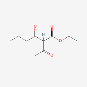 molecular formula C10H16O4 B7763186 2-Acetyl-3-oxohexanoic acid ethyl ester CAS No. 63765-76-4