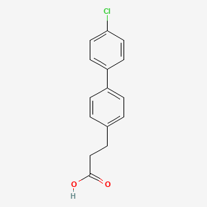 molecular formula C15H13ClO2 B7763233 [1,1'-Biphenyl]-4-propanoicacid, 4'-chloro- CAS No. 893641-18-4