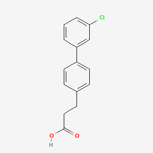 molecular formula C15H13ClO2 B7763234 3'-Chloro-biphenyl-4-propanoic acid CAS No. 893641-22-0