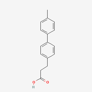molecular formula C16H16O2 B7763235 4'-Methyl-biphenyl-4-propanoic acid CAS No. 893641-34-4
