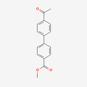 molecular formula C16H14O3 B7763264 4'-乙酰[1,1'-联苯]-4-羧酸甲酯 