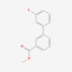 molecular formula C14H11FO2 B7763271 Methyl 3'-fluoro[1,1'-biphenyl]-3-carboxylate 