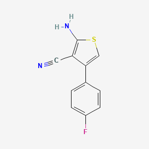 2-Amino-4-(4-fluorophenyl)thiophene-3-carbonitrile