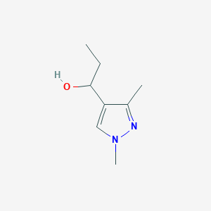 1-(1,3-dimethyl-1H-pyrazol-4-yl)propan-1-ol