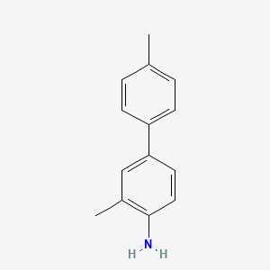 molecular formula C14H15N B7763338 3,4'-Dimethyl-[1,1'-biphenyl]-4-amine 