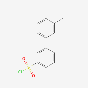 molecular formula C13H11ClO2S B7763347 3'-Methyl-biphenyl-3-sulfonyl chloride 