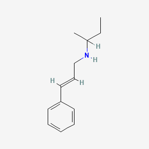 molecular formula C13H19N B7763374 N-(Sec-butyl)-3-phenyl-2-propen-1-amine 