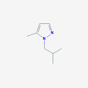 molecular formula C8H14N2 B7763392 1-isobutyl-5-methyl-1H-pyrazole CAS No. 405548-41-6