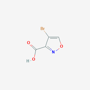 molecular formula C4H2BrNO3 B7763419 4-Bromo-1,2-oxazole-3-carboxylic acid 