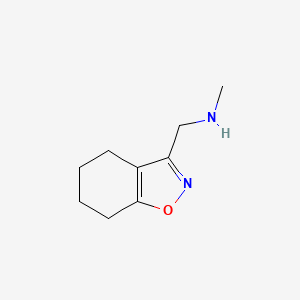 molecular formula C9H14N2O B7763425 N-Methyl-1-(4,5,6,7-tetrahydrobenzo[d]isoxazol-3-yl)methanamine 