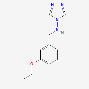 molecular formula C11H14N4O B7763597 N-(3-ethoxybenzyl)-N-(4H-1,2,4-triazol-4-yl)amine 