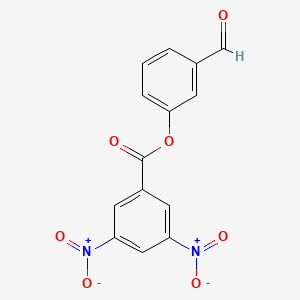 molecular formula C14H8N2O7 B7763657 3-Formylphenyl 3,5-dinitrobenzoate 