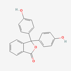 molecular formula C20H14O4 B7763842 Phenolphthalein CAS No. 77-09-8; 5768-87-6