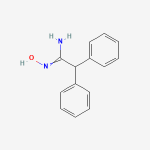 molecular formula C14H14N2O B7763866 N'-hydroxy-2,2-diphenylethanimidamide 