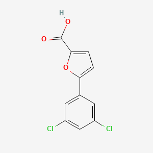 molecular formula C11H6Cl2O3 B7763883 5-(3,5-Dichlorophenyl)furan-2-carboxylic acid 