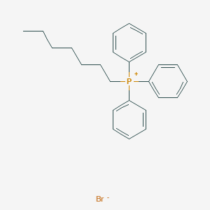 molecular formula C25H30BrP B077639 庚基三苯基溴化鏻 CAS No. 13423-48-8