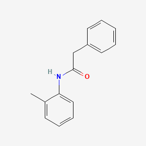 molecular formula C15H15NO B7763942 ACETAMIDE, 2-PHENYL-N-(o-TOLYL)- CAS No. 40748-53-6
