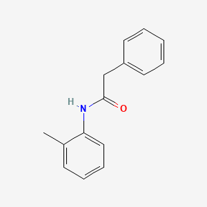 molecular formula C15H15NO B7763942 N-(2-methylphenyl)-2-phenylacetamide CAS No. 40748-53-6