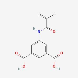 molecular formula C12H11NO5 B7763964 5-(Methacryloylamino)isophthalic acid CAS No. 74398-76-8