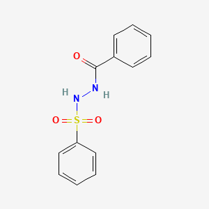 molecular formula C13H12N2O3S B7764025 N'-(benzenesulfonyl)benzohydrazide CAS No. 6631-28-3