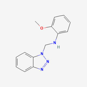 N-(1H-1,2,3-benzotriazol-1-ylmethyl)-2-methoxyaniline