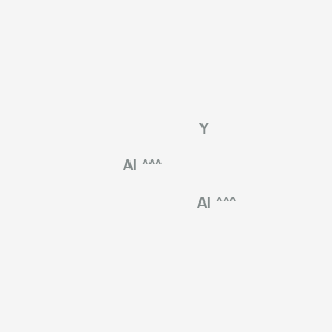 molecular formula Al2Y B077641 Aluminum, compd. with yttrium (2:1) CAS No. 12043-30-0