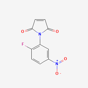 molecular formula C10H5FN2O4 B7764107 1-(2-Fluoro-5-nitrophenyl)-1h-pyrrole-2,5-dione CAS No. 5375-19-9