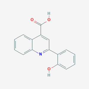 molecular formula C16H11NO3 B7764148 2-(2-Hydroxyphenyl)quinoline-4-carboxylic acid CAS No. 20389-11-1