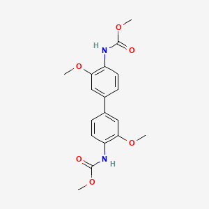 molecular formula C18H20N2O6 B7764179 Dimethyl (3,3'-dimethoxybiphenyl-4,4'-diyl)biscarbamate 