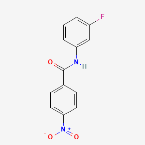 molecular formula C13H9FN2O3 B7764185 N-(3-fluorophenyl)-4-nitrobenzamide CAS No. 167565-78-8