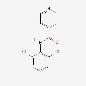 molecular formula C12H8Cl2N2O B7764207 N-(2,6-dichlorophenyl)pyridine-4-carboxamide 