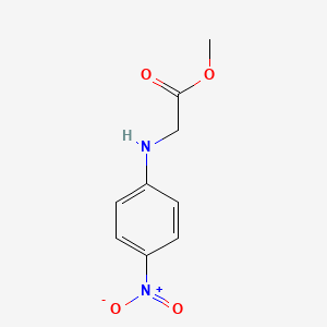 molecular formula C9H10N2O4 B7764208 Methyl 2-[(4-nitrophenyl)amino]acetate CAS No. 90544-88-0