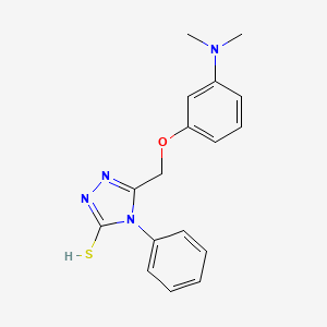 molecular formula C17H18N4OS B7764292 CID 586361 