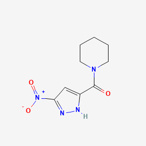 (3-nitro-1H-pyrazol-5-yl)-piperidin-1-ylmethanone