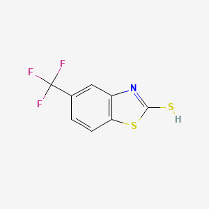 molecular formula C8H4F3NS2 B7764304 CID 616624 