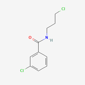 molecular formula C10H11Cl2NO B7764355 3-chloro-N-(3-chloropropyl)benzamide CAS No. 330469-02-8