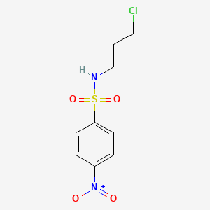 molecular formula C9H11ClN2O4S B7764548 N-(3-chloropropyl)-4-nitrobenzenesulfonamide CAS No. 333430-40-3