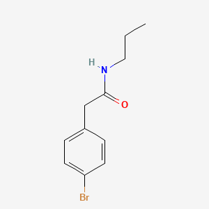 molecular formula C11H14BrNO B7764554 2-(4-bromophenyl)-N-propylacetamide CAS No. 223555-91-7