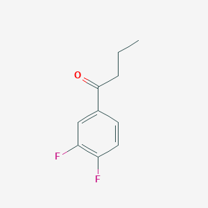 molecular formula C10H10F2O B7764556 1-(3,4-Difluorophenyl)butan-1-one CAS No. 23384-73-8