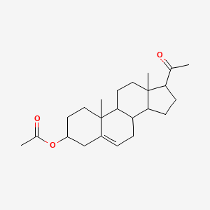 molecular formula C23H34O3 B7764621 20-氧孕烯-5-烯-3-基乙酸酯 